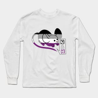 Asexual Pride Mouse Long Sleeve T-Shirt